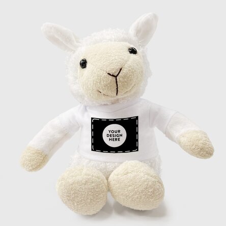 Pluș oaie personalizat cu grafica ta