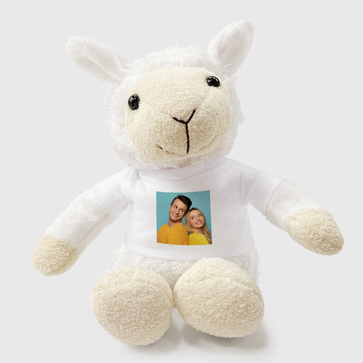 Pluș oaie personalizat cu o poză 