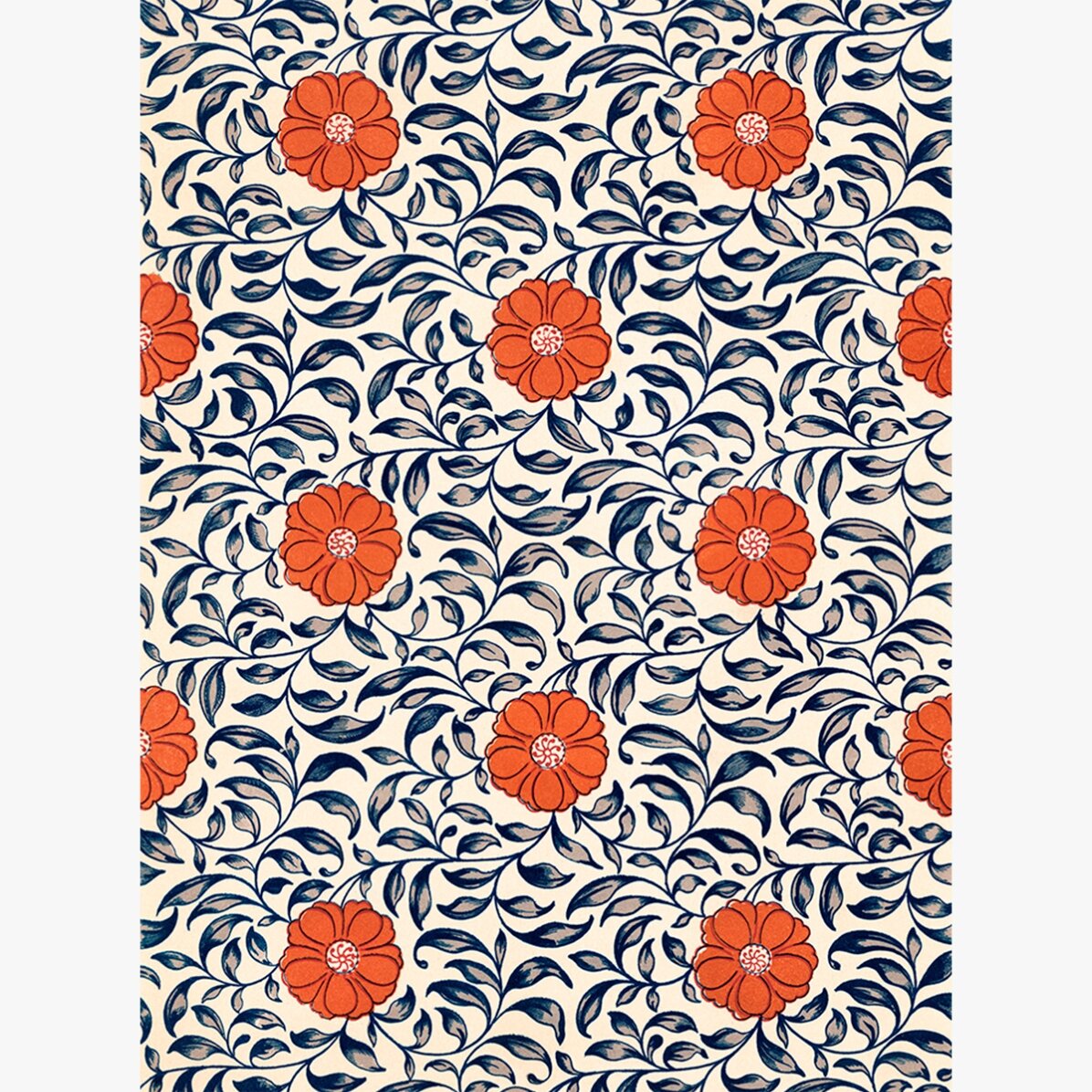 Poster Flori chinezești roșii