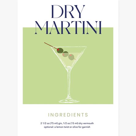 Poster Dry Martini