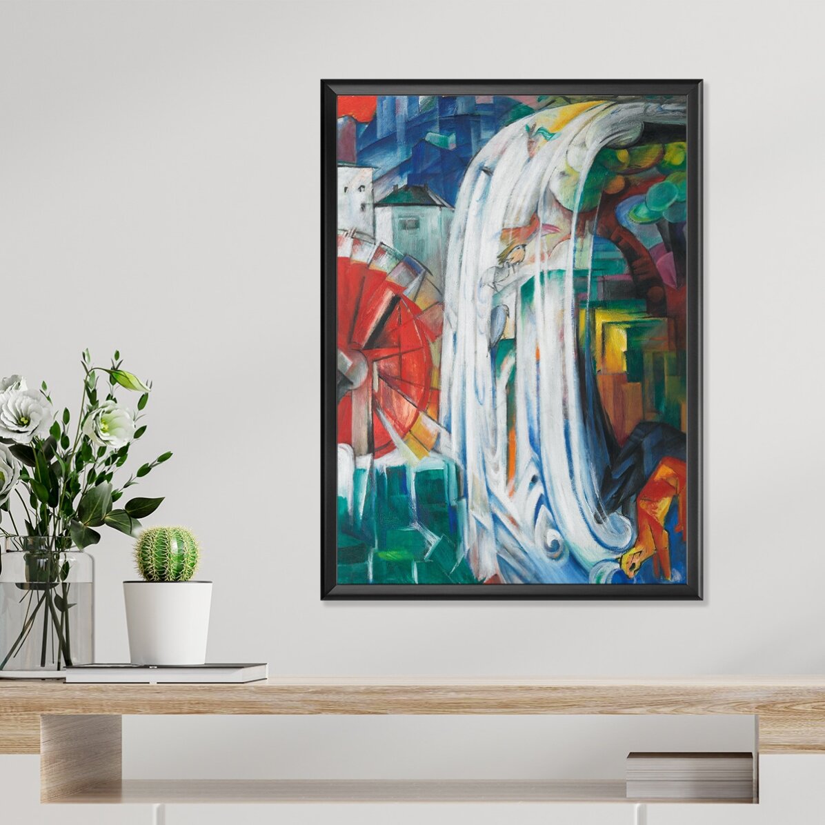 Poster Franz Marc, Moara fermecată 1913