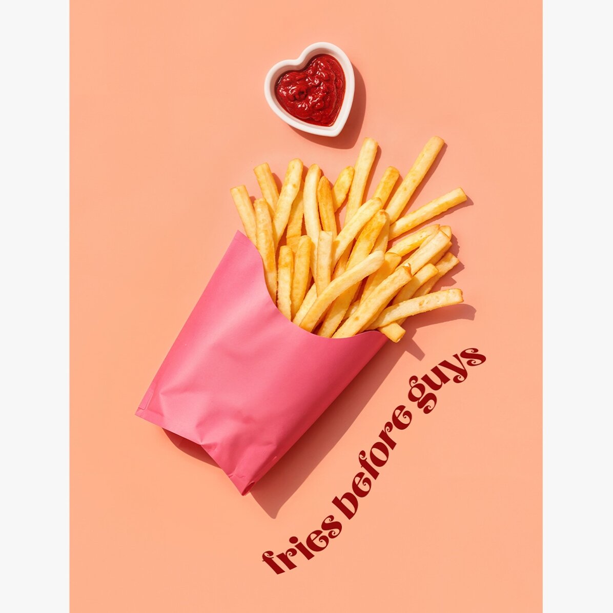 Poster Fries before guys