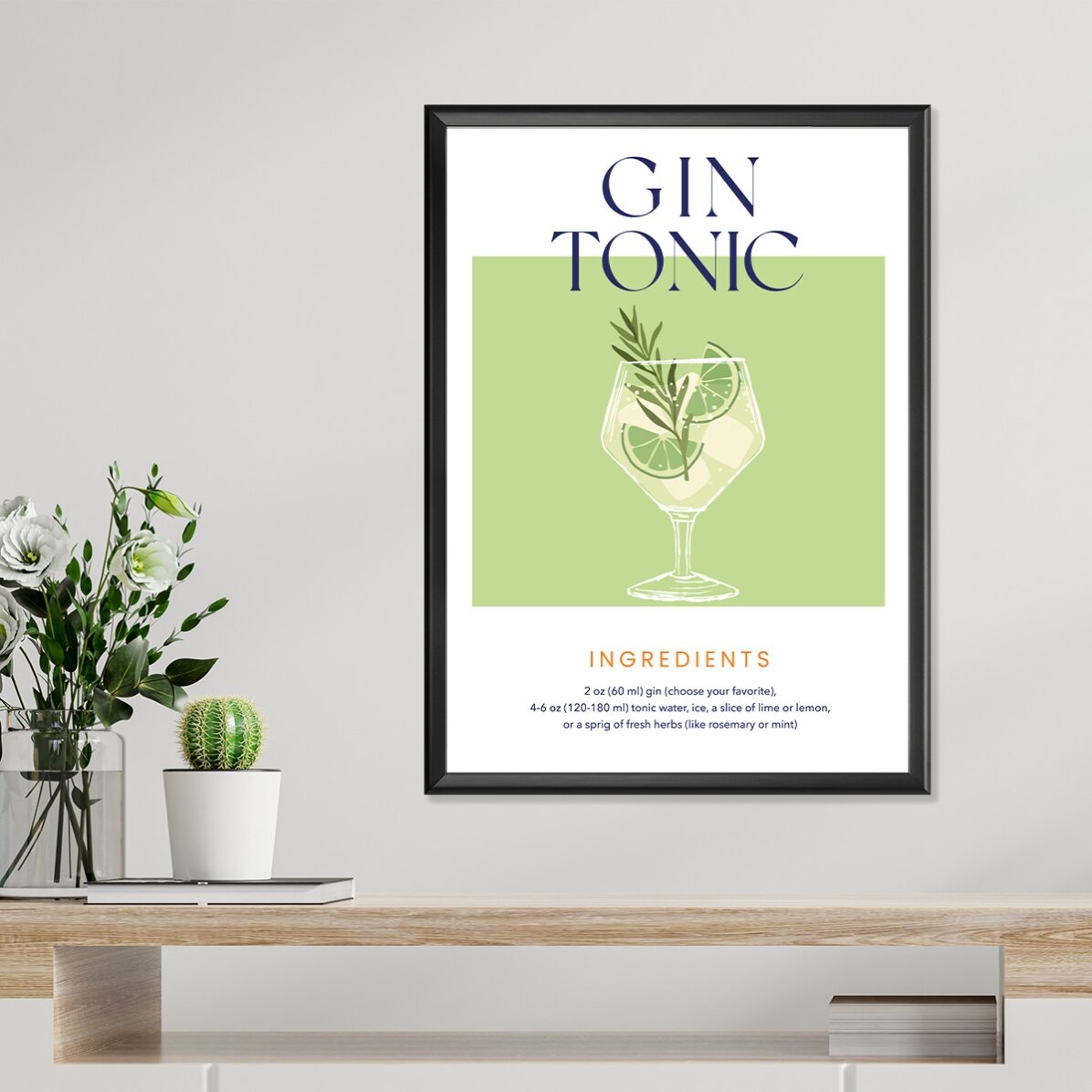 Poster Gin Tonic