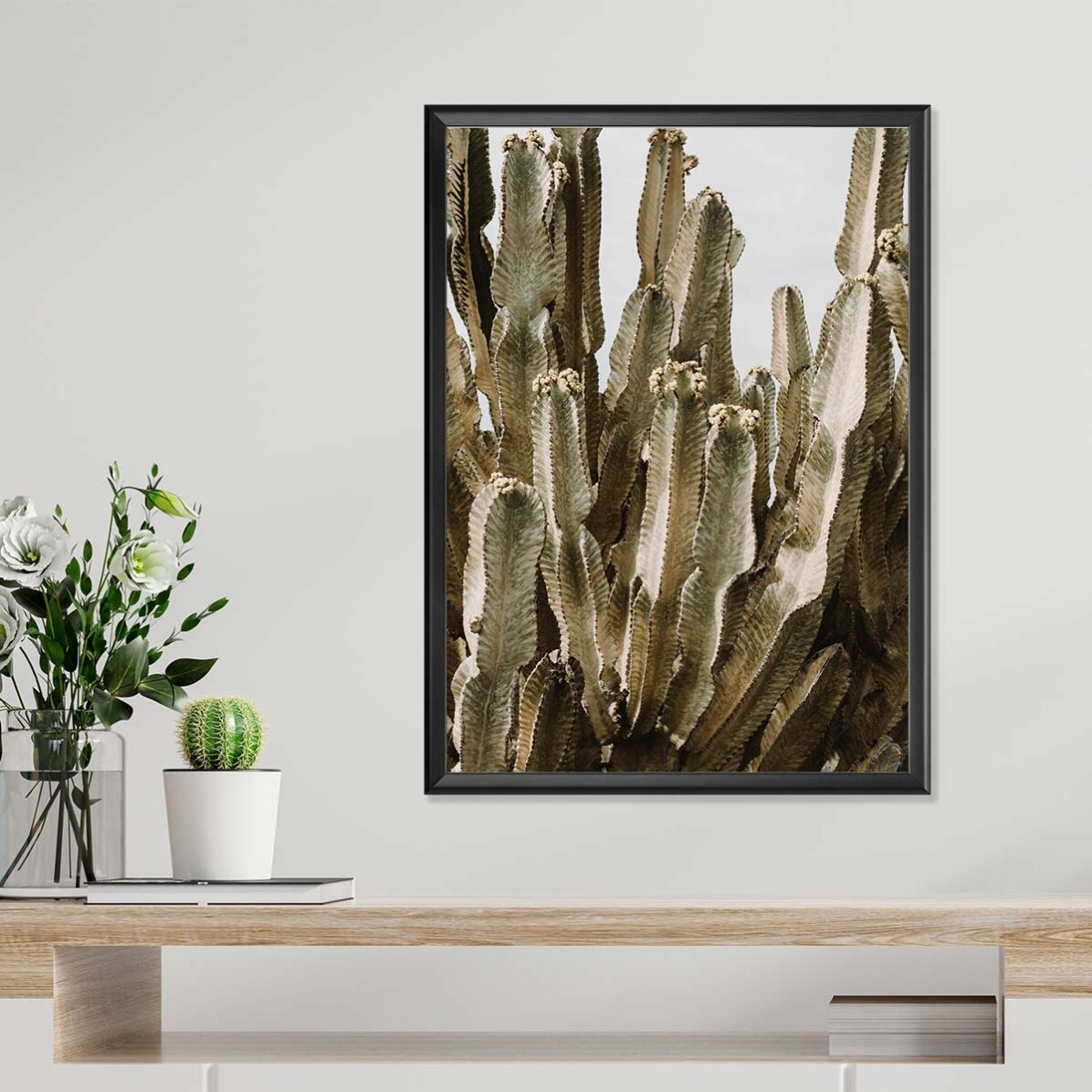 Poster green cactus