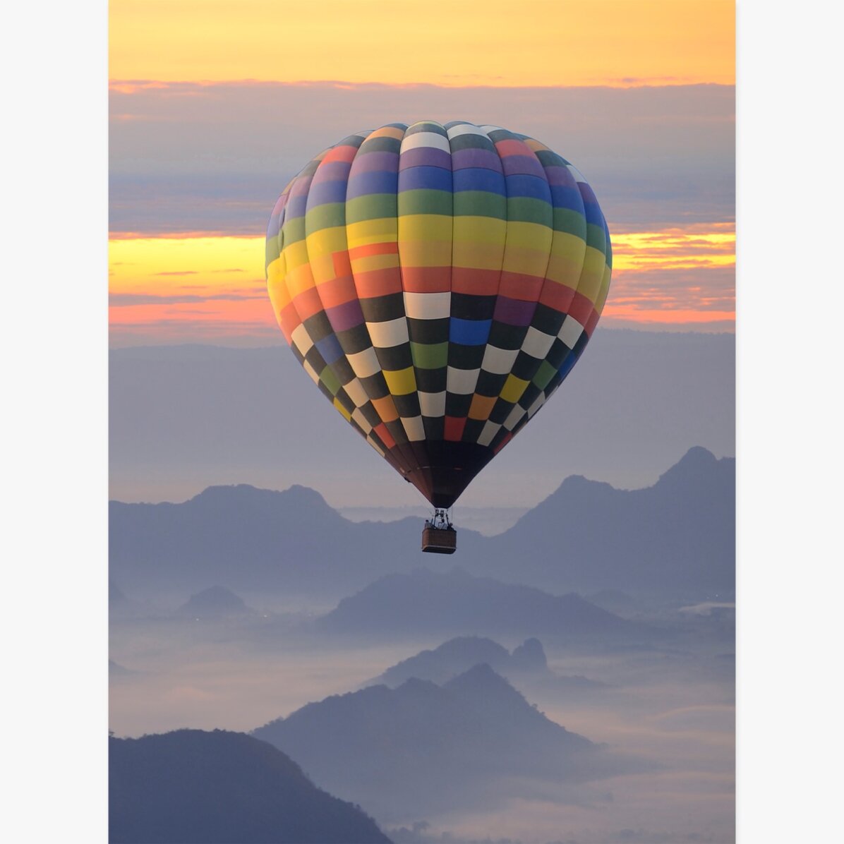 Poster Balon cu aer cald