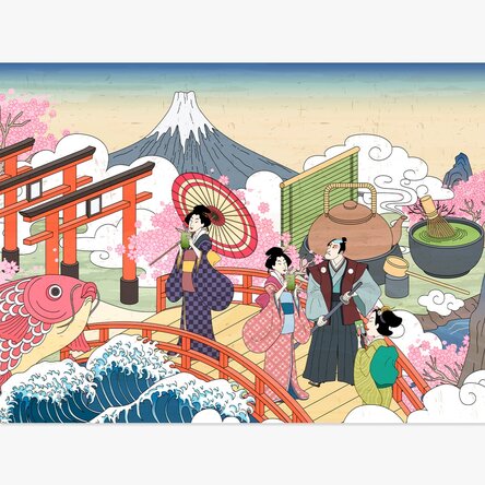 Poster Ilustrație retro japoneză