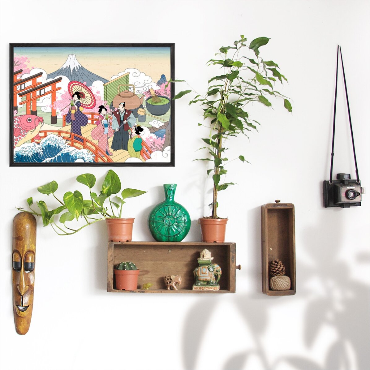 Poster Ilustrație retro japoneză