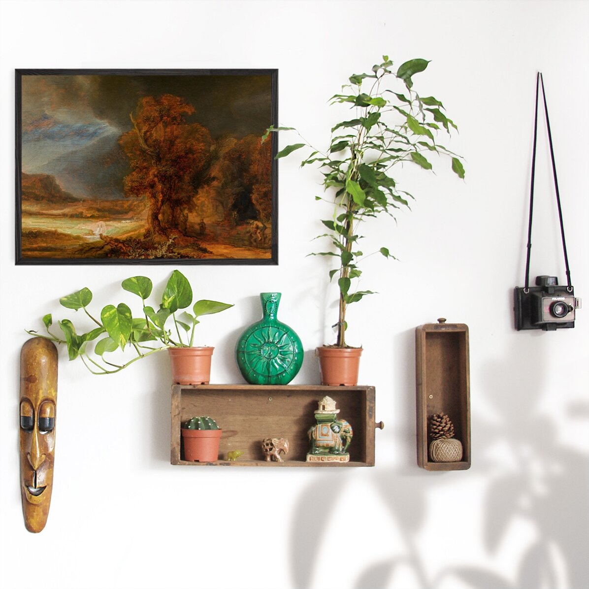 Poster landscape - Rembrandt van Rijn - Peisaj cu bunul samaritean 1638