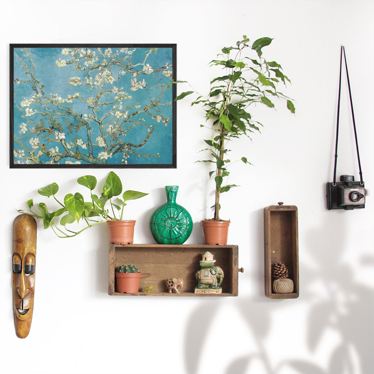 Poster landscape - Vincent Van Gogh - Ramuri de migdal înflorit 1890