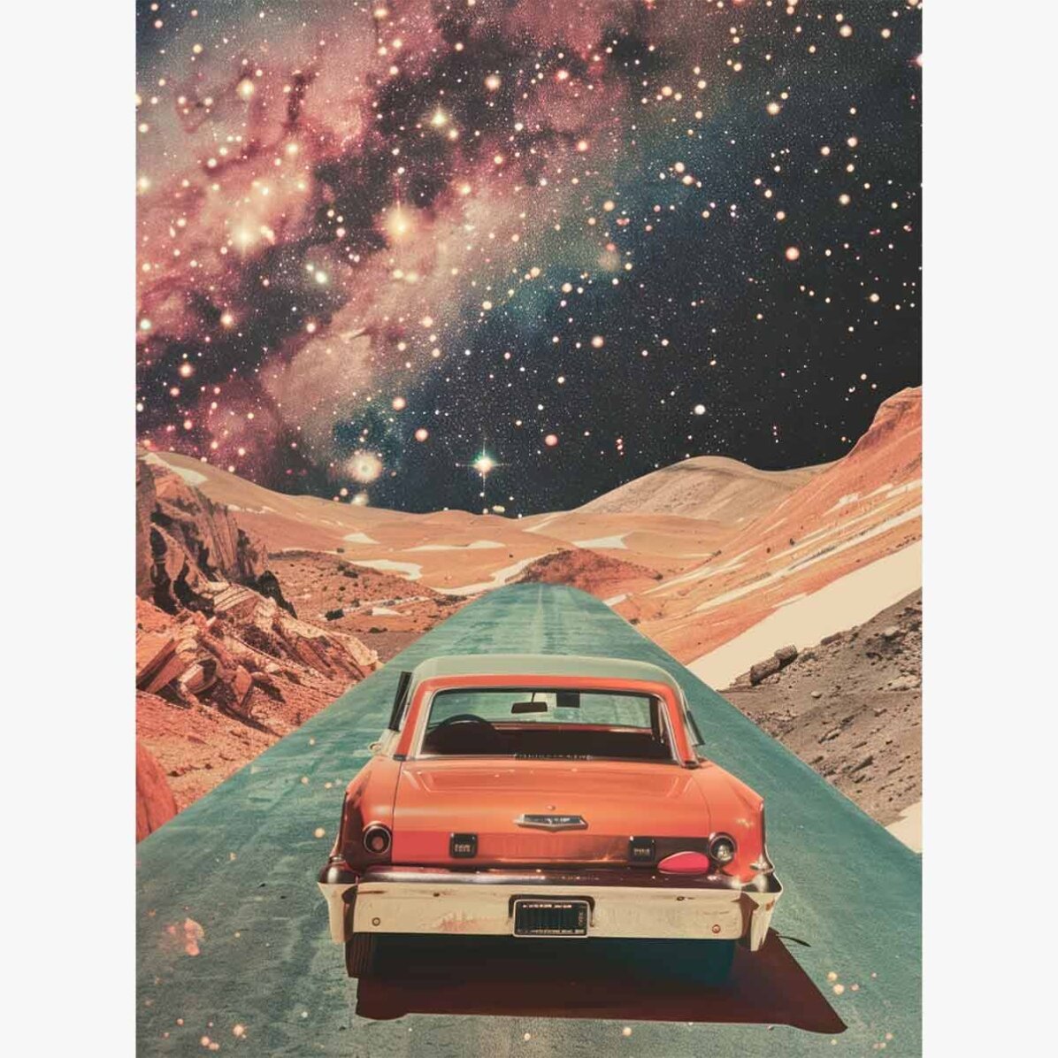 Poster Mașina printre stele