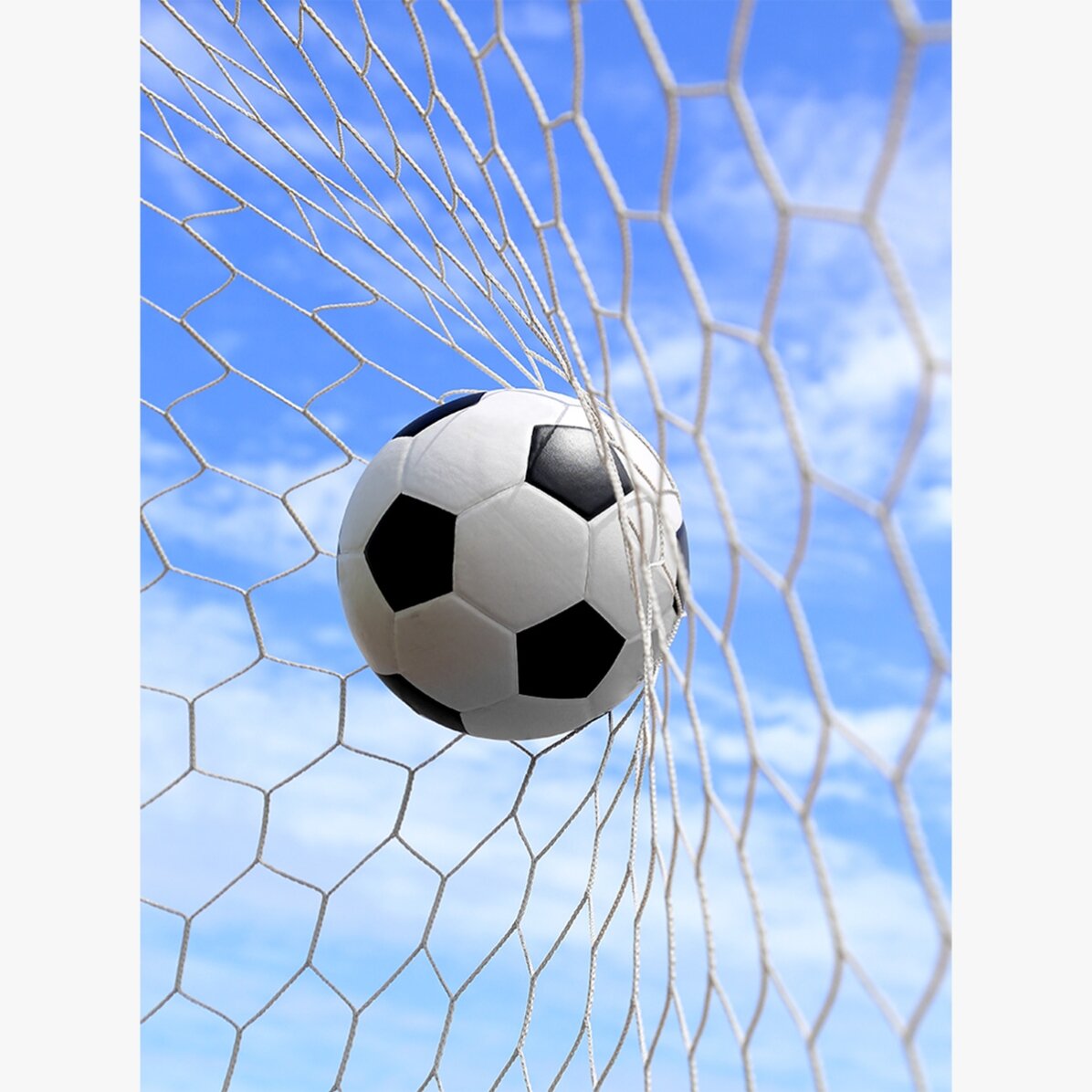 Poster Minge în poarta de fotbal