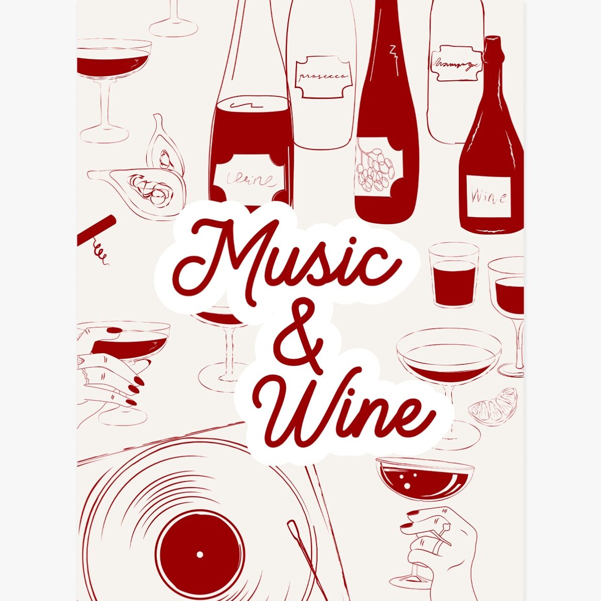 Poster Music & Wine