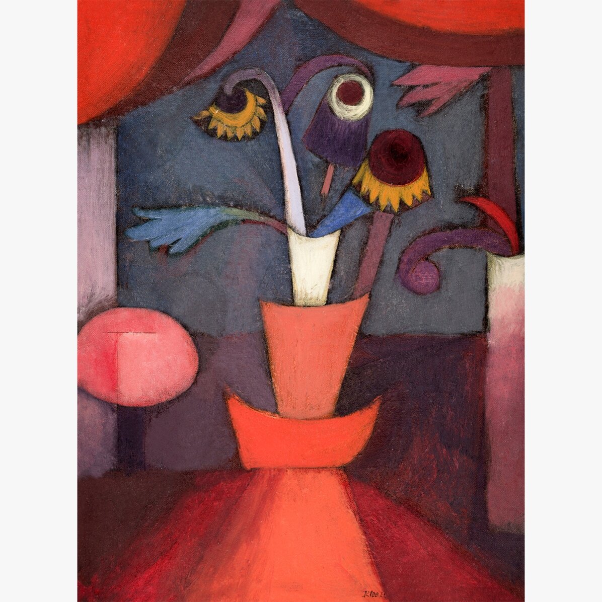 Poster Paul Klee, Autumn Flower 1922