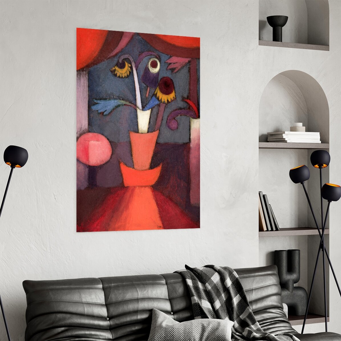 Poster Paul Klee, Autumn Flower 1922