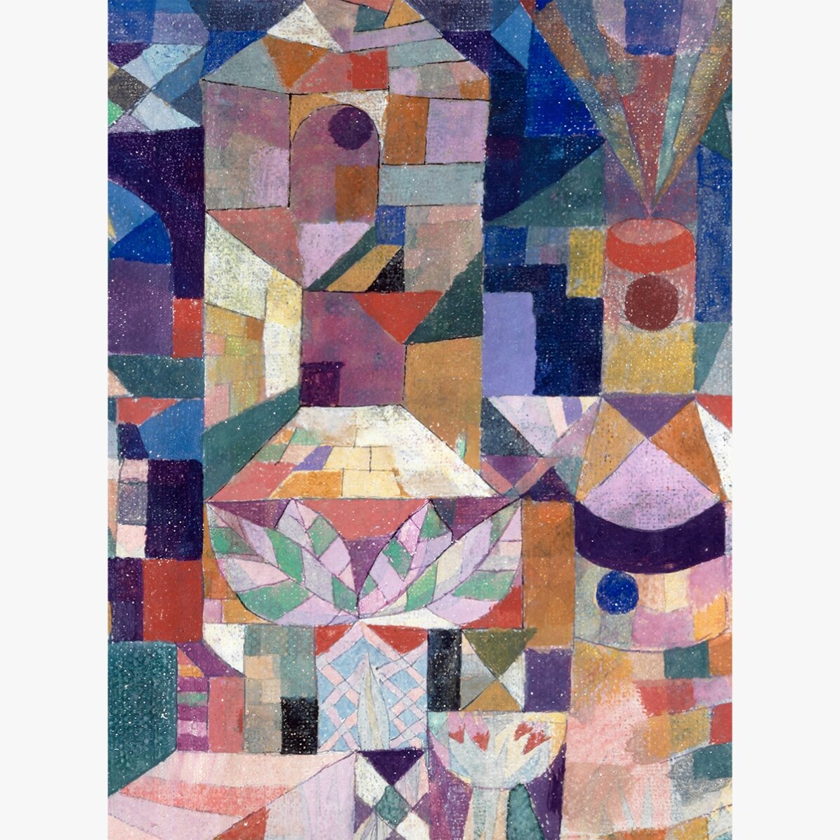 Poster Paul Klee, Burggarten 1919