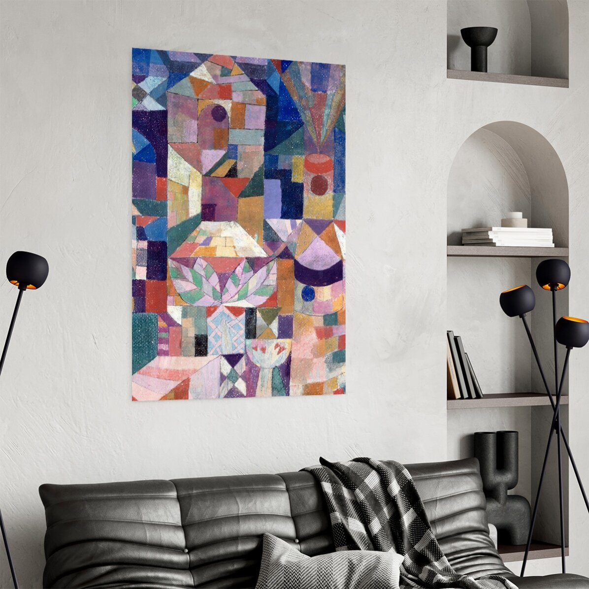 Poster Paul Klee, Burggarten 1919