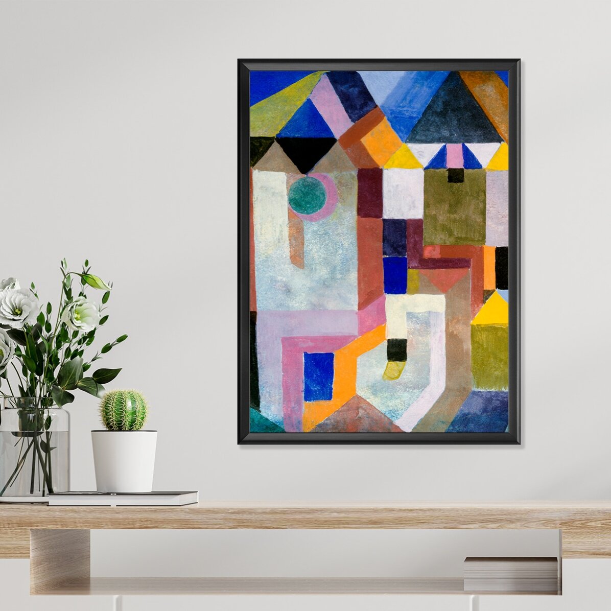 Poster Paul Klee, Colorful Architecture 1917