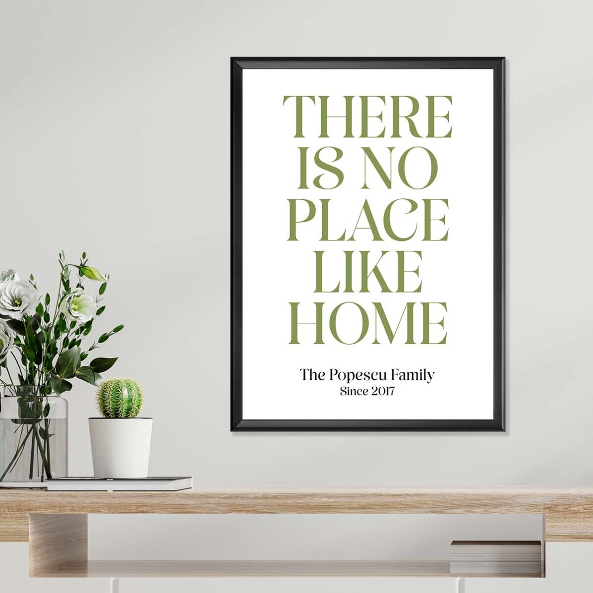 Poster personalizat cu mesaj - Home