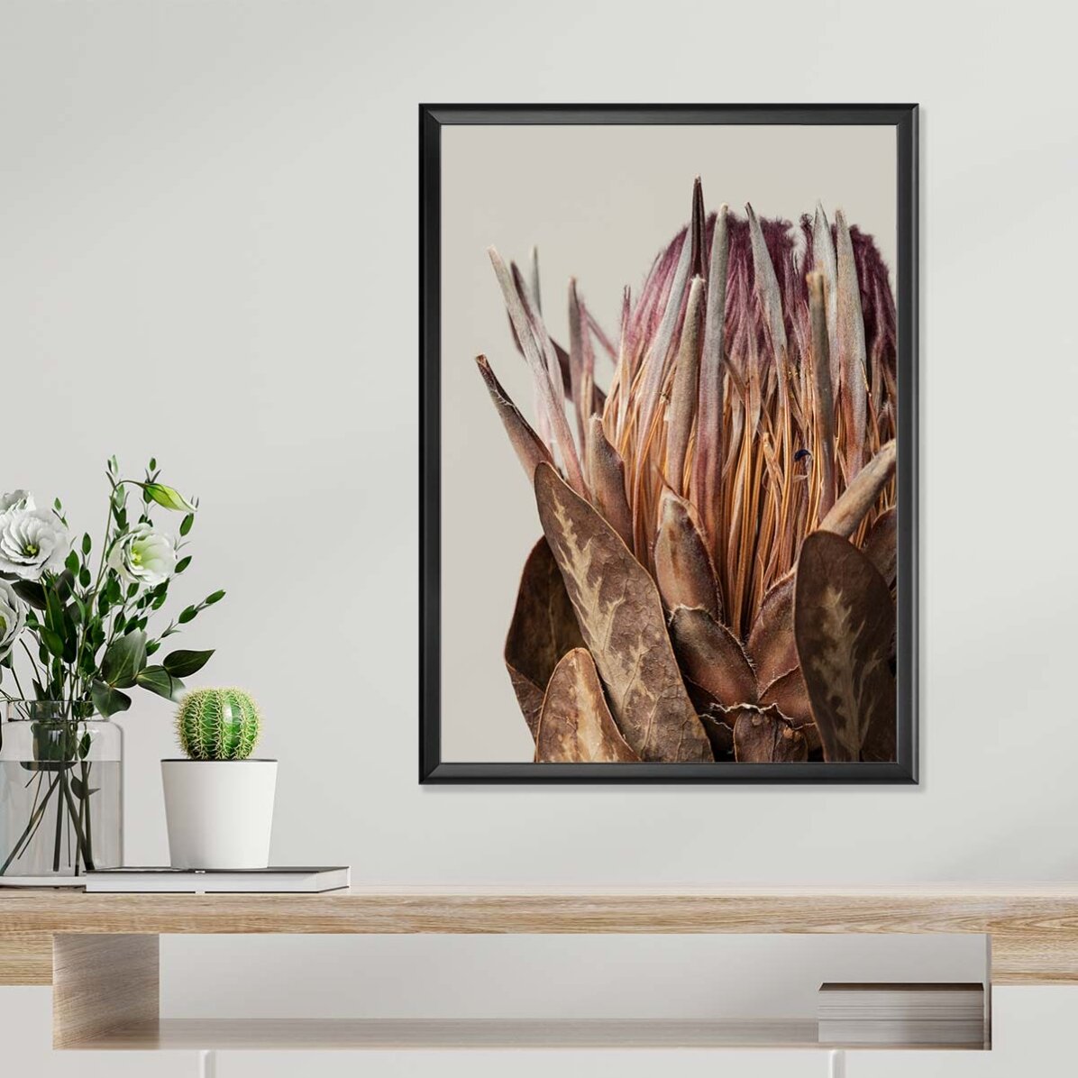 Poster pink protea