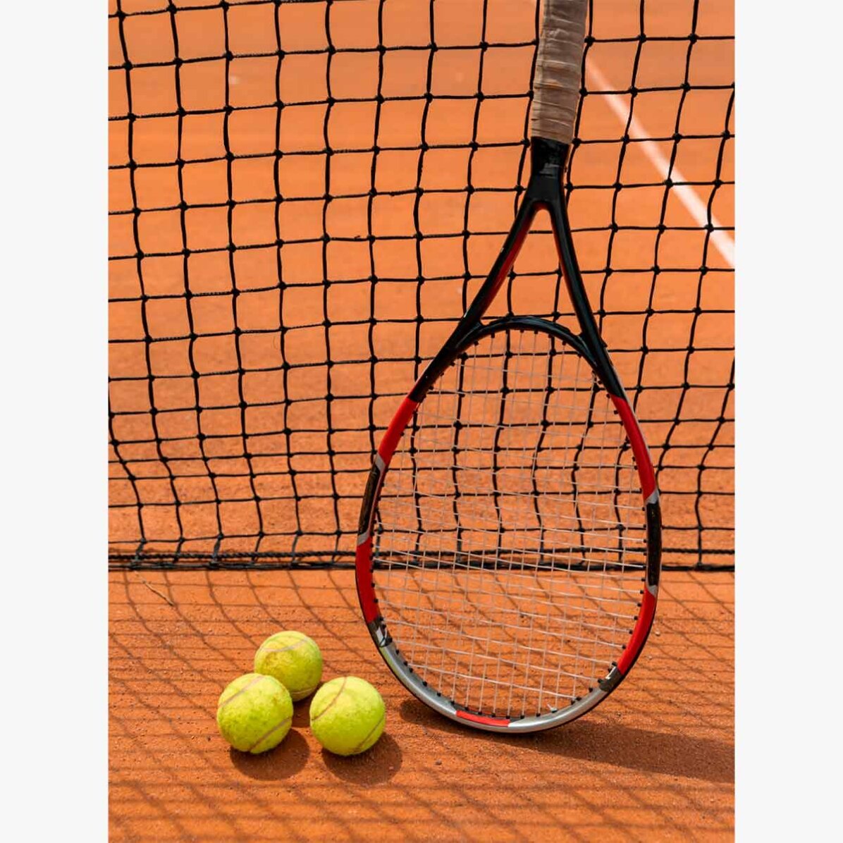 Poster Rachetă și Mingi de Tenis