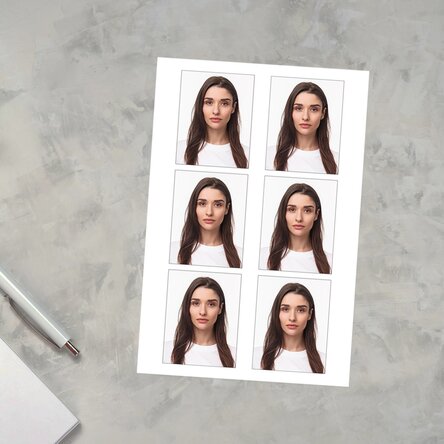 Снимки за документи - тип паспорт - 3,5 x 4,5 cm