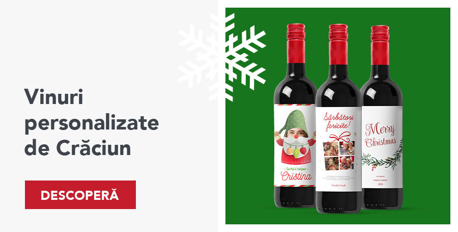 Vin personalizat de Crăciun