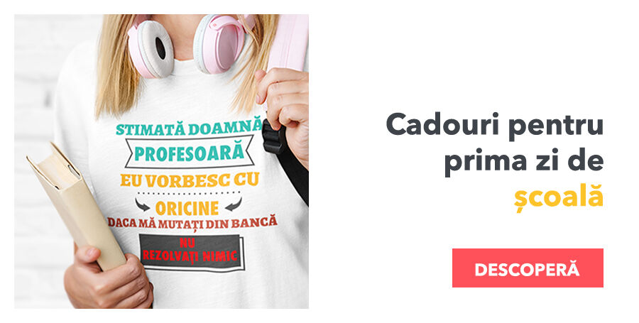 Cadouri personalizate pentru prima zi de școală