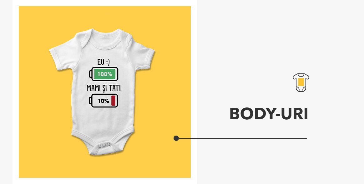 Body-uri personalizate pentru copii
