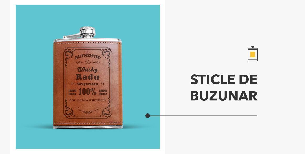 Sticle de buzunar personalizate