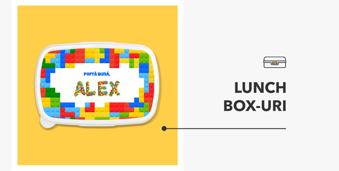 Lunch box-uri, caserole personalizate