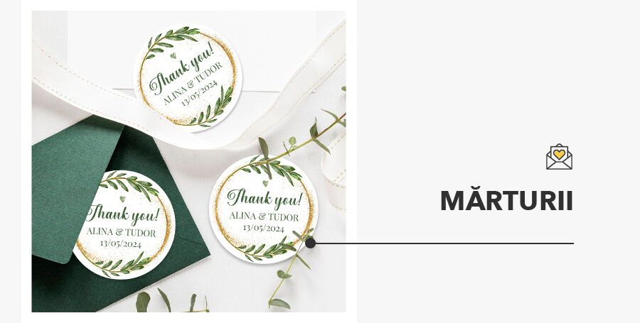 Mărturii personalizate pentru evenimente