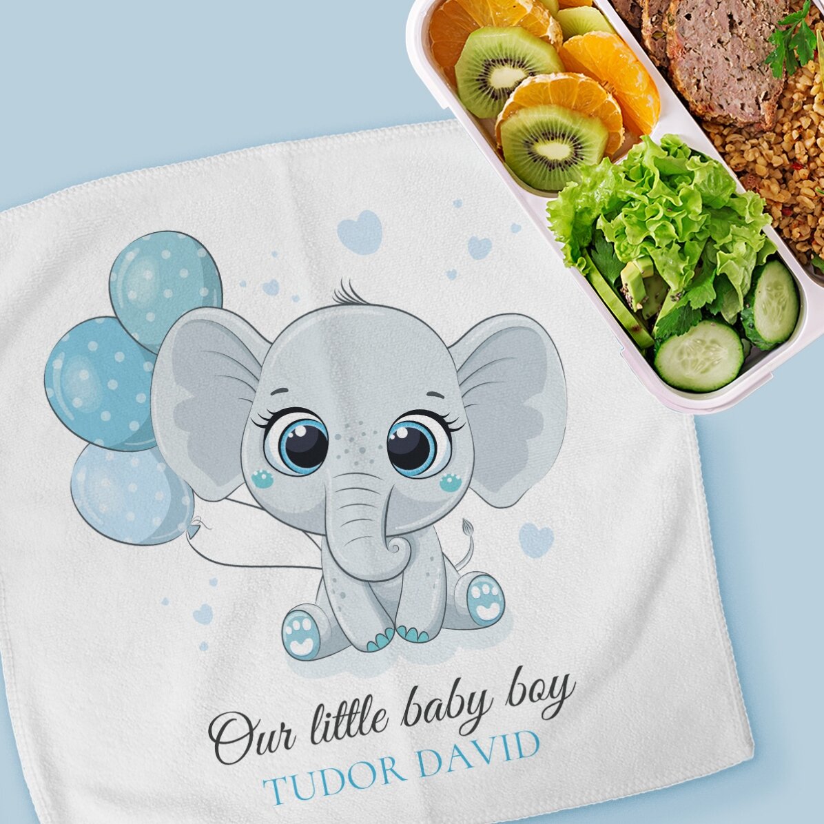 Prosop personalizat cu nume  - Baby boy