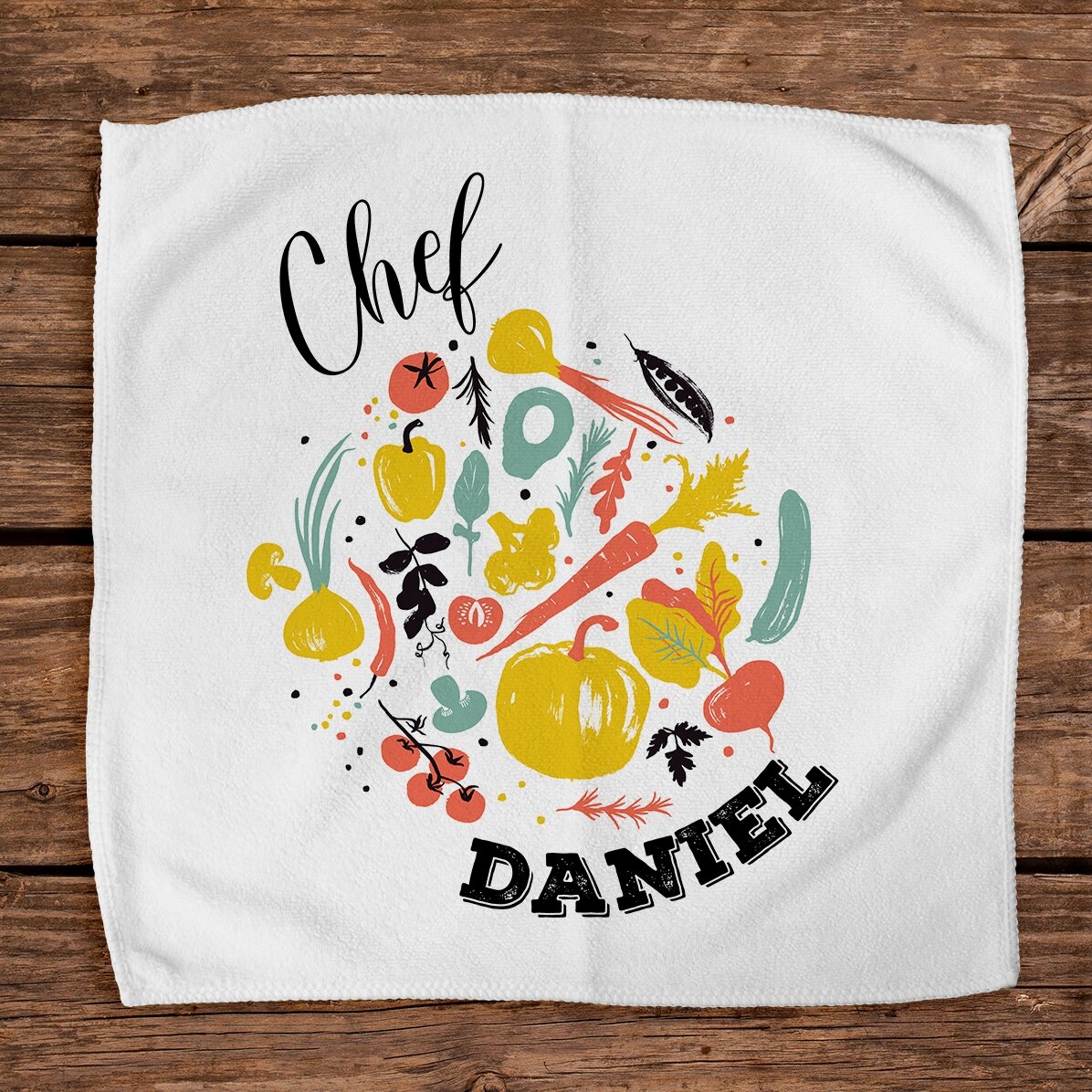 Prosop personalizat cu text - Chef