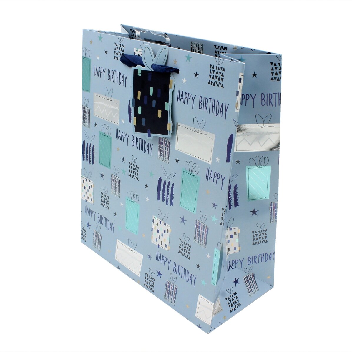 Pungă cadou - model Happy Birthday gifts