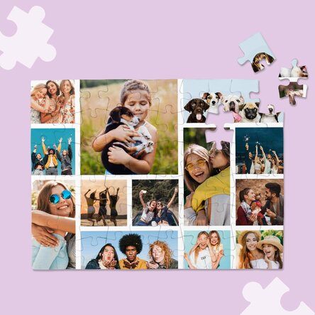 Puzzle personalizat cu 13 poze