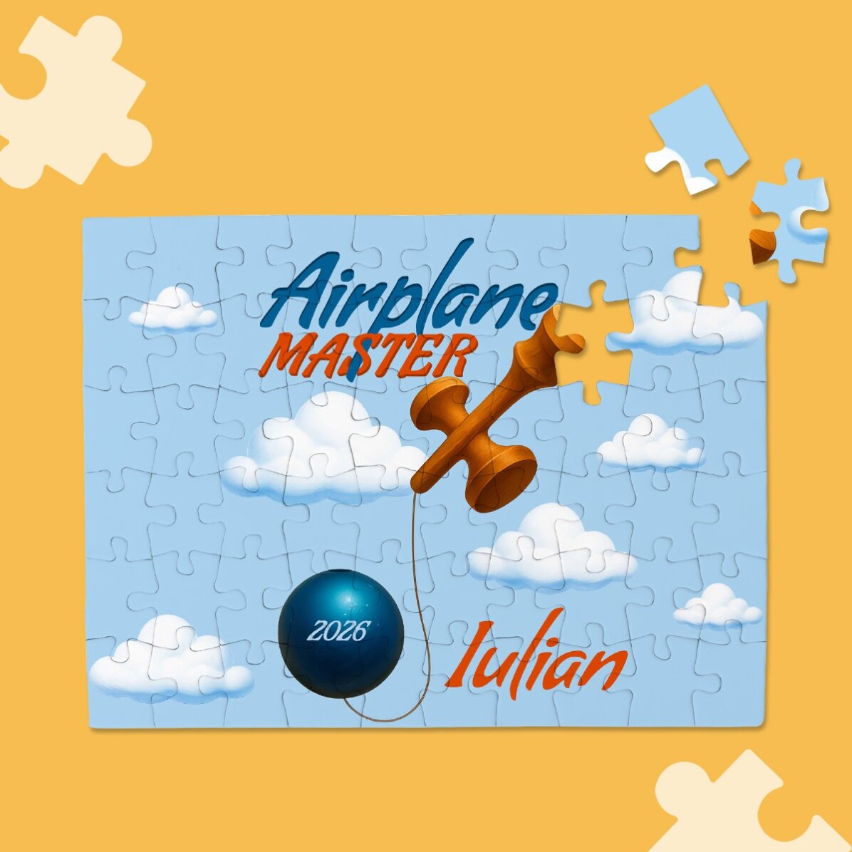 Puzzle personalizat pentru copii - Airplane Master