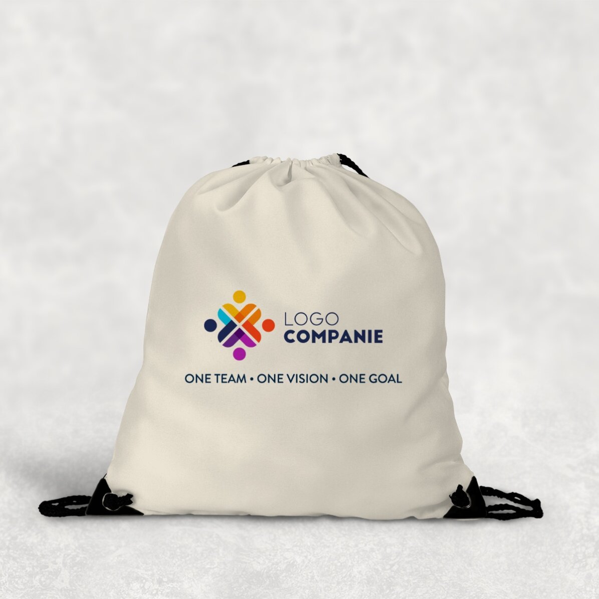 Rucsac personalizat cu logo și text