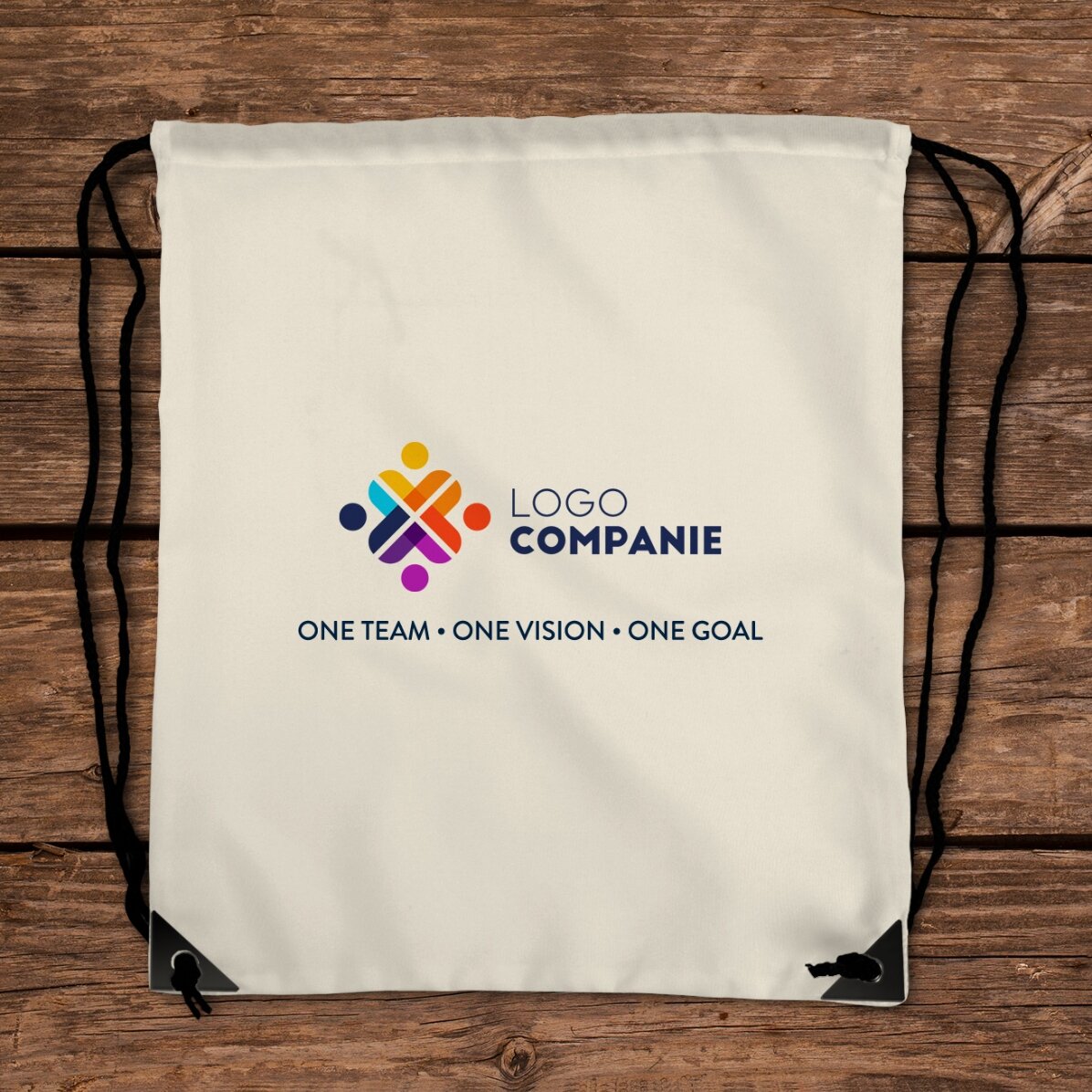 Rucsac personalizat cu logo și text