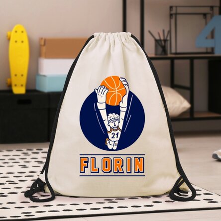 Rucsac personalizat cu nume - Basketball