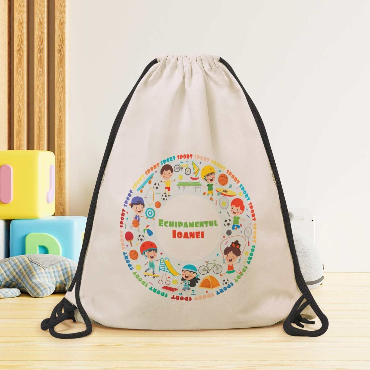 Rucsac personalizat cu nume - Sport