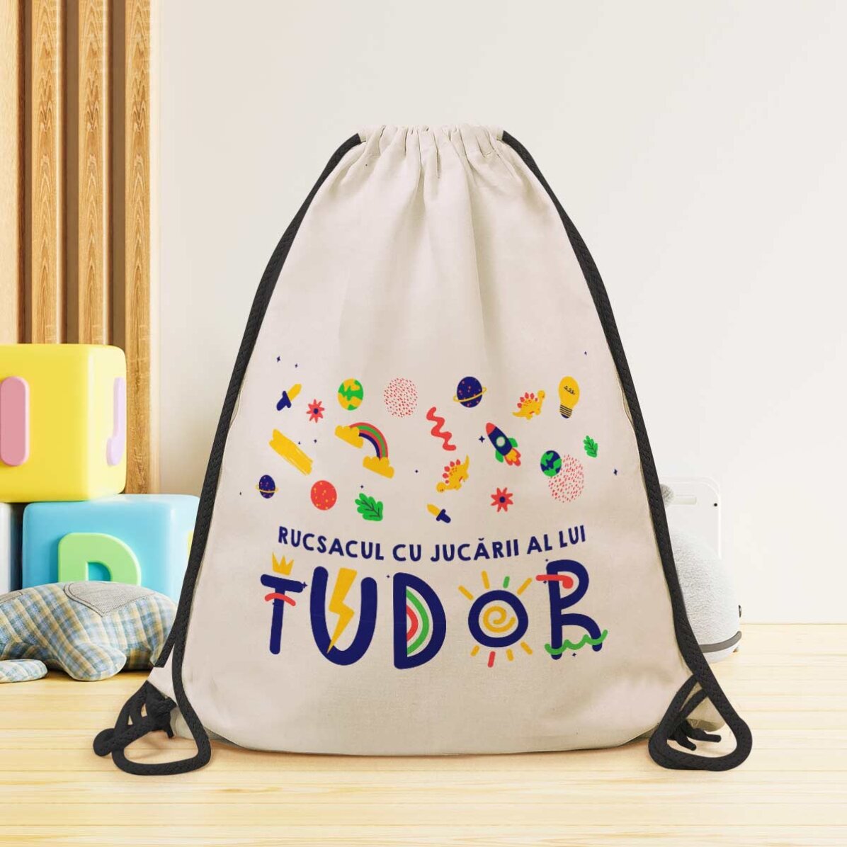 Rucsac personalizat cu text - Jucării