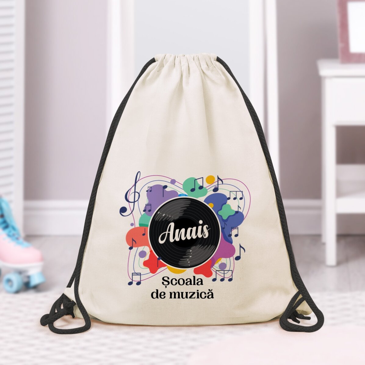 Персонализирана раница с надпис – Музика