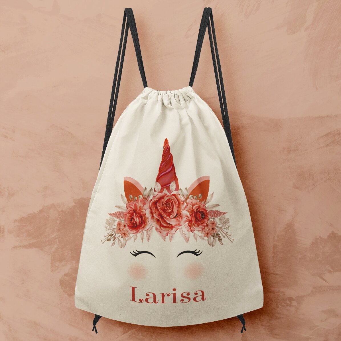 Rucsac personalizat cu text - Unicorn