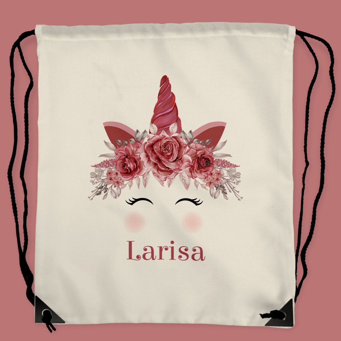 Rucsac personalizat cu text - Unicorn