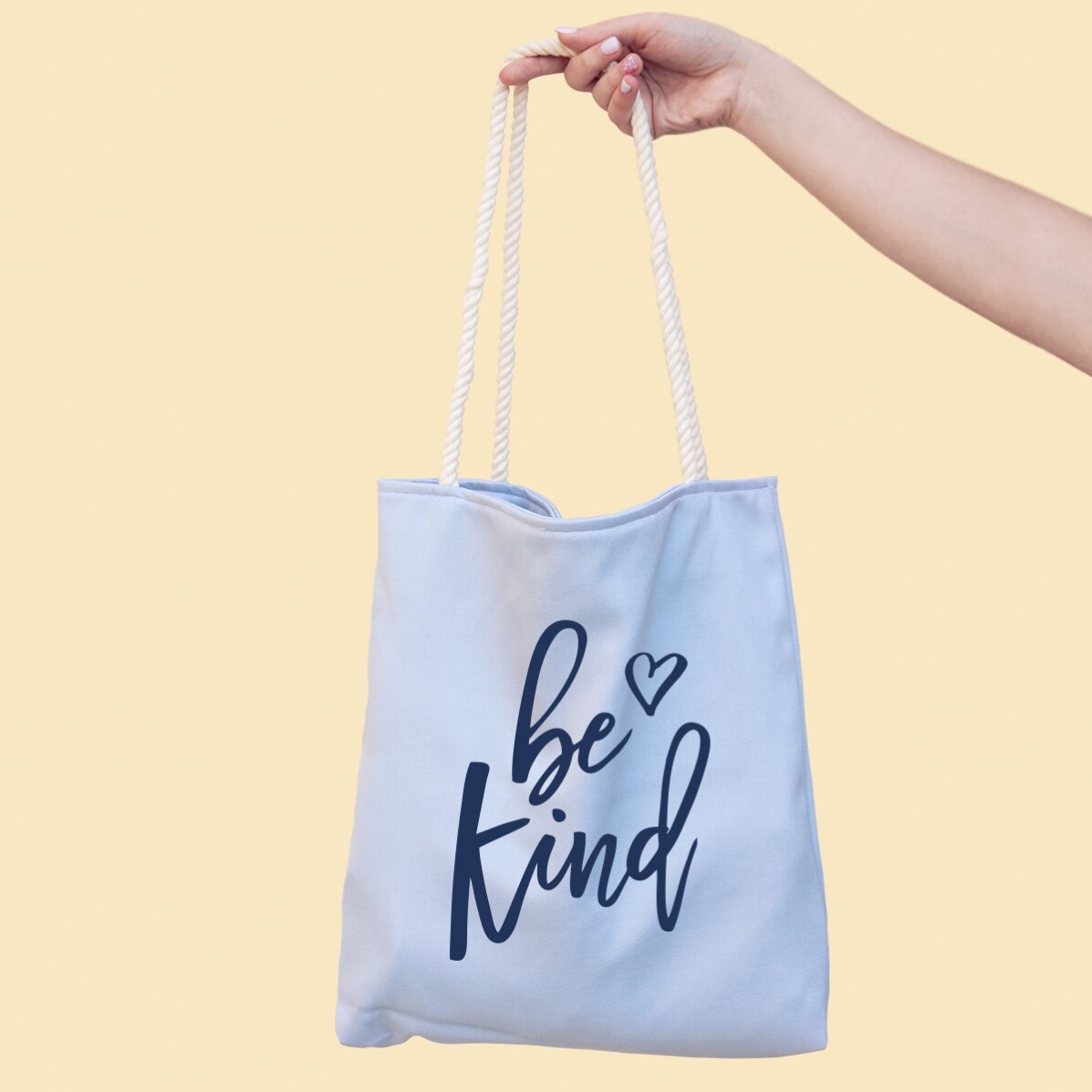 Sacoșă personalizată cu text - Be kind