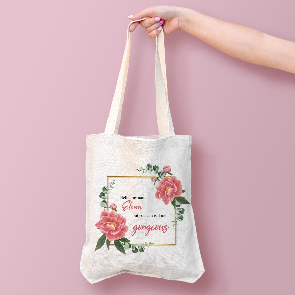 Sacoșă personalizată cu text - Gorgeous