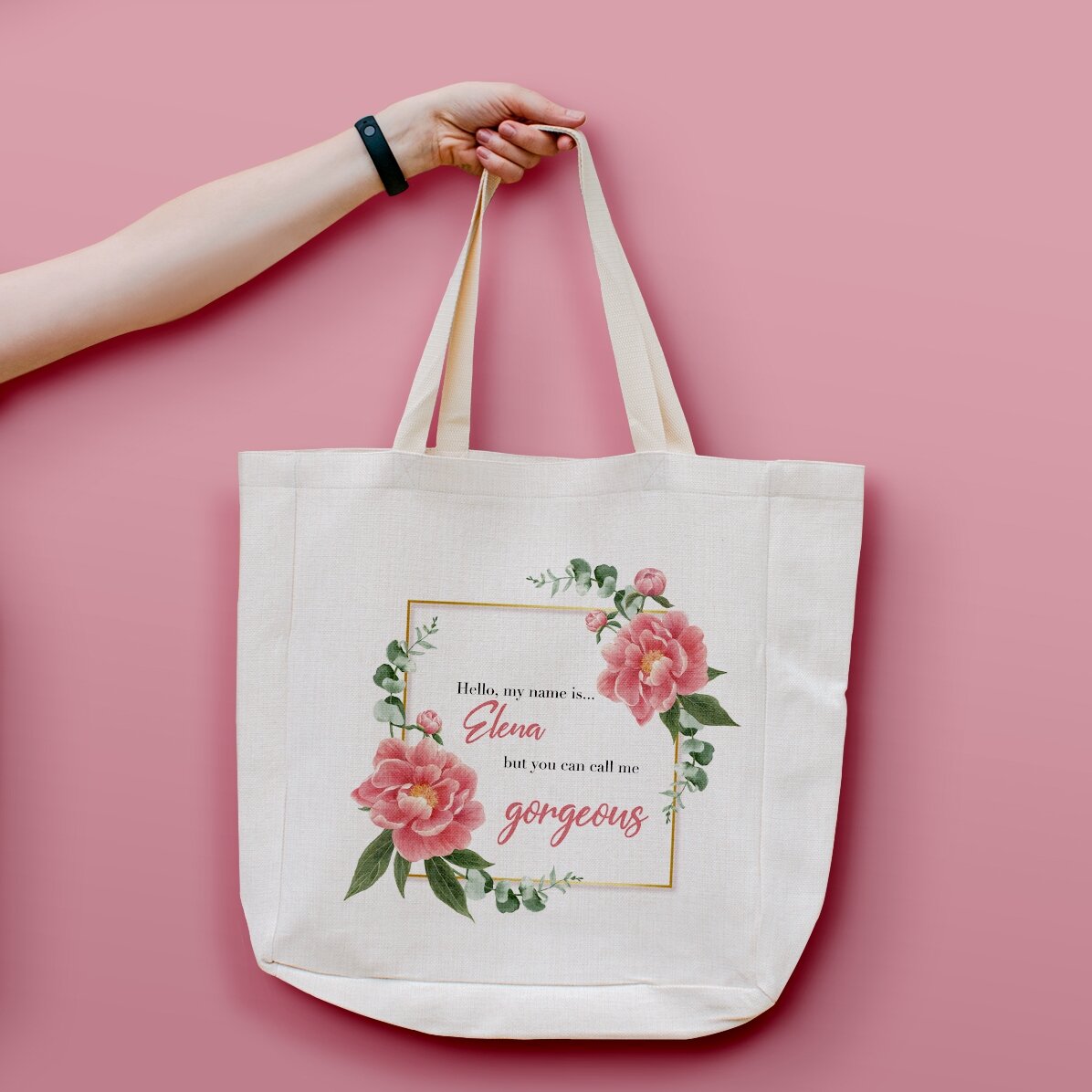 Sacoșă personalizată cu text - Gorgeous