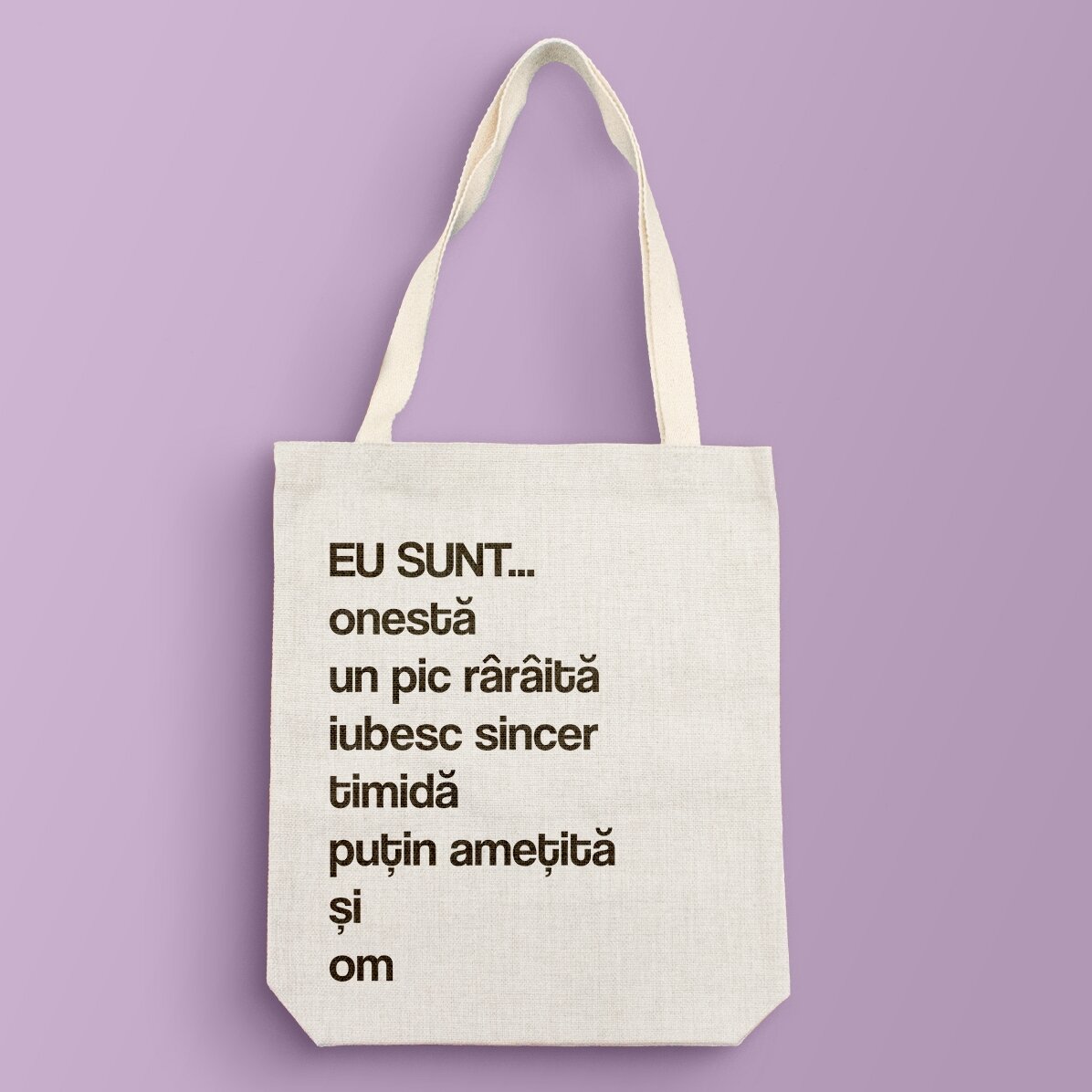 Sacoșă personalizată cu text - Listă