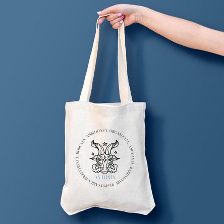 Sacoșă personalizată cu text - Zodia Capricorn