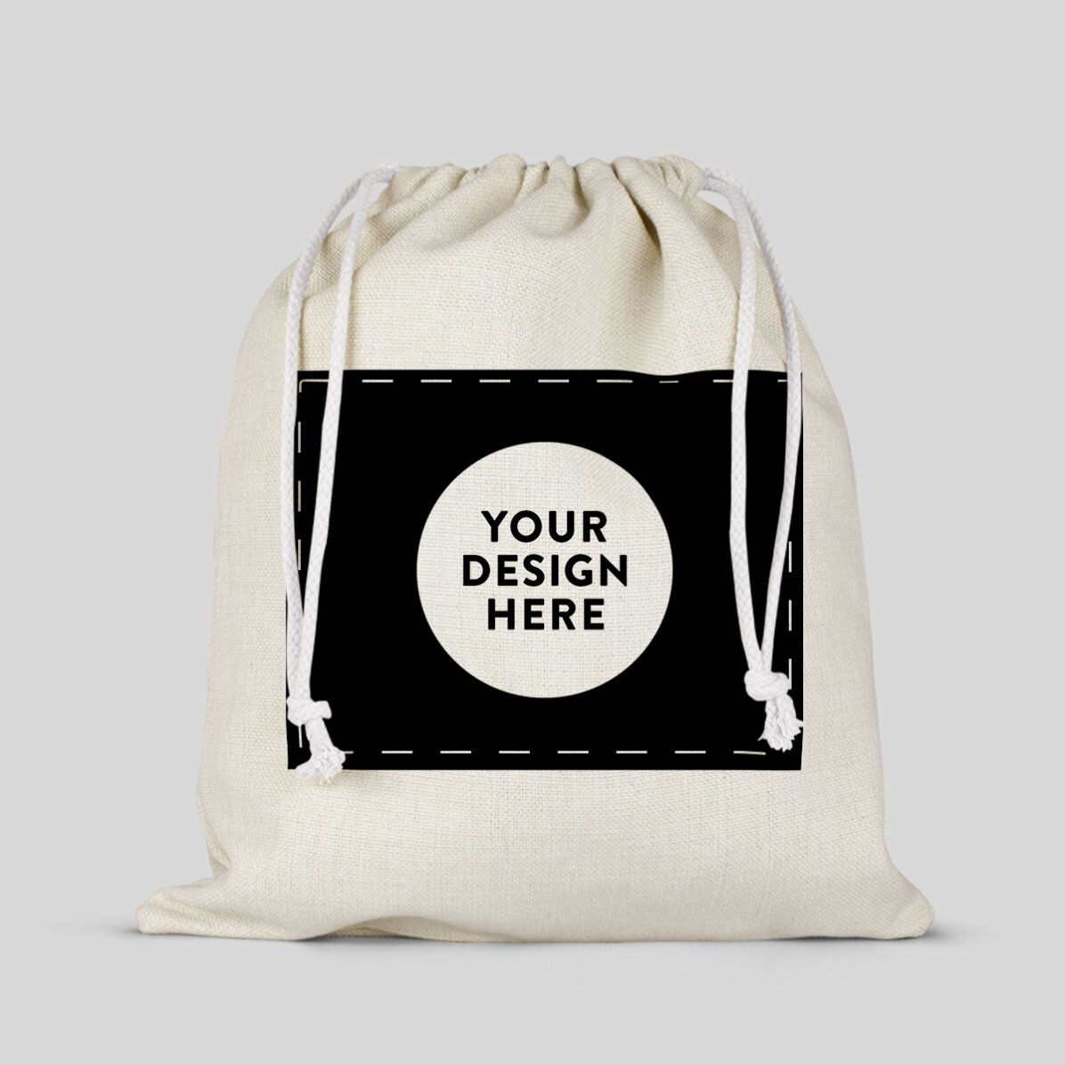 Săculeț mediu pentru cadouri personalizat cu grafica ta